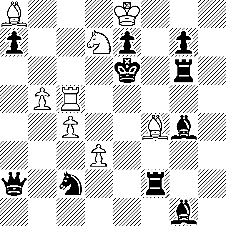 B3K3/p2Np1p1/4k1r1/1PR5/2P2Bb1/3P4/q1n2r2/6b1