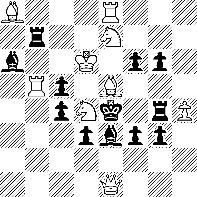 B3R3/1r2N3/b2K1pp1/1Rp1B3/2pNk1rP/3pbpp1/8/4Q3