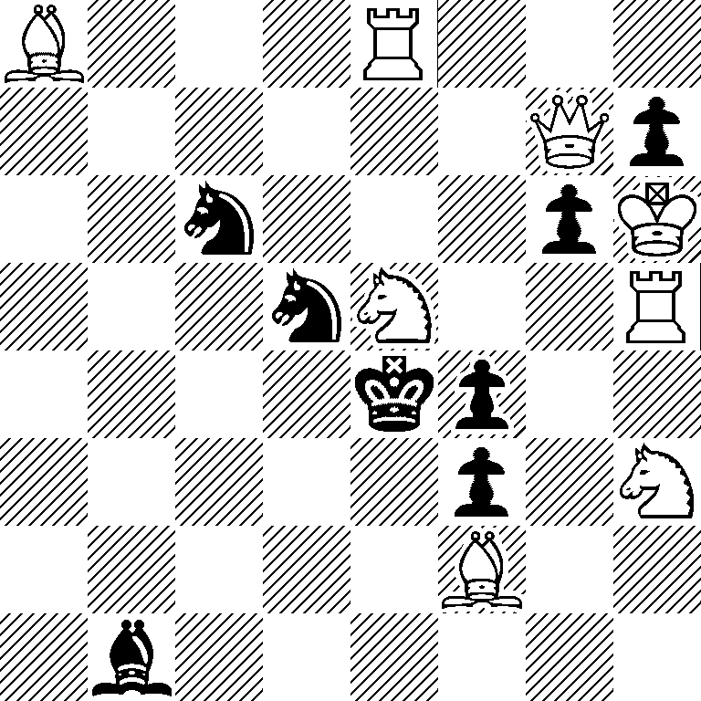 B3R3/6Qp/2n3pK/3nN2R/4kp2/5p1N/5B2/1b6