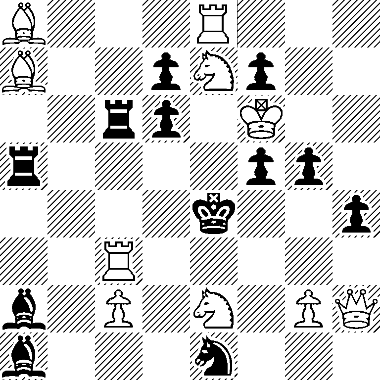 B3R3/B2pNp2/2rp1K2/r4pp1/4k2p/2R5/b1P1N1PQ/b3n3