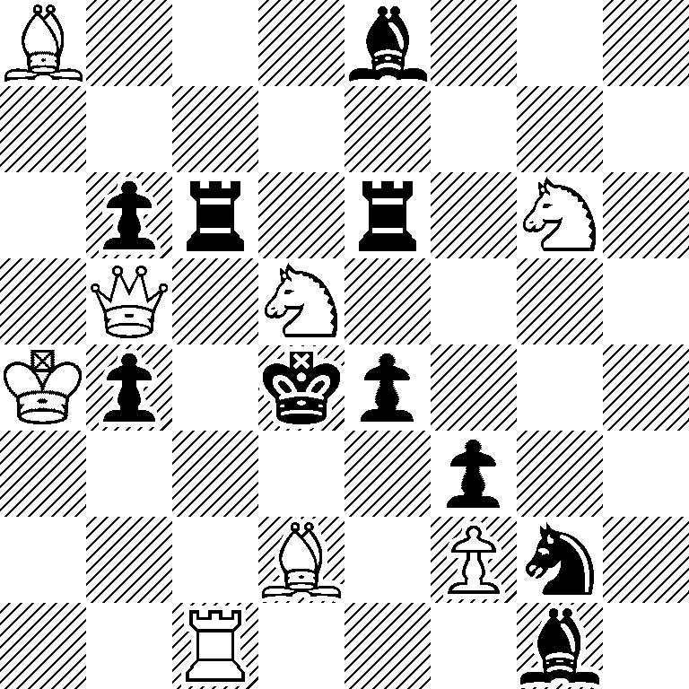 B3b3/8/1pr1r1N1/1Q1N4/Kp1kp3/5p2/3B1Pn1/2R3b1