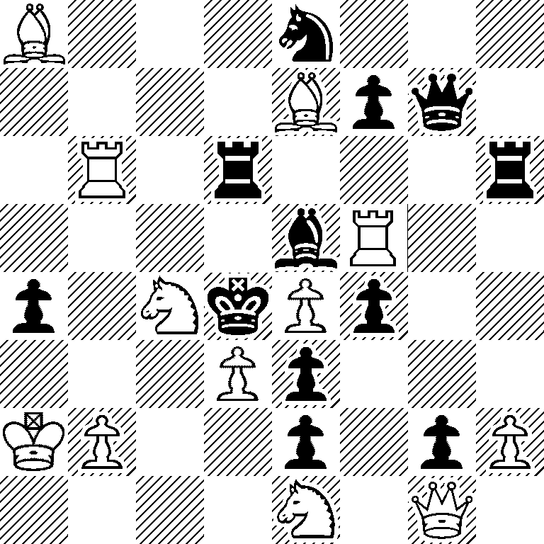 B3n3/4Bpq1/1R1r3r/4bR2/p1NkPp2/3Pp3/KP2p1pP/4N1Q1