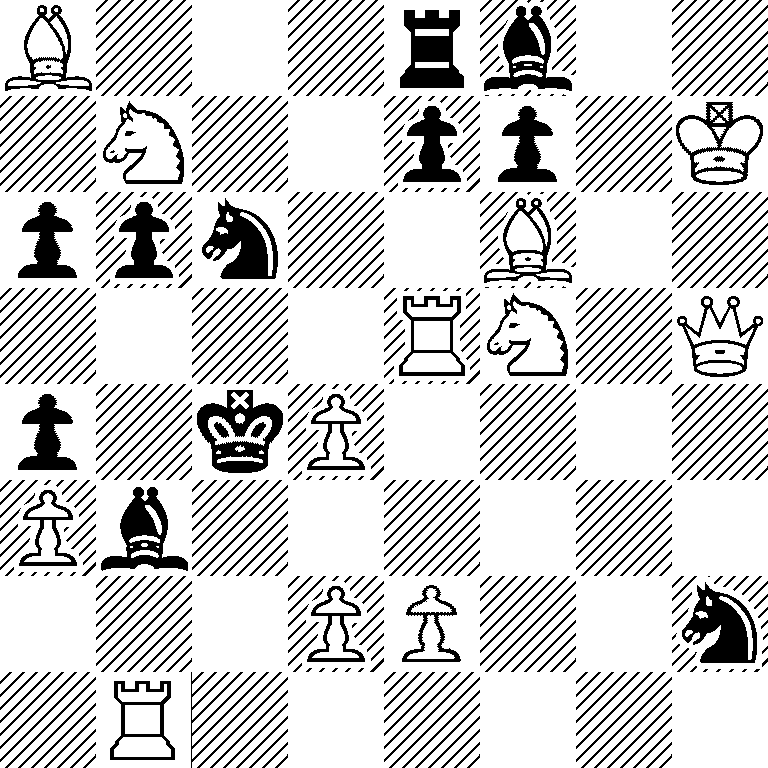 B3rb2/1N2pp1K/ppn2B2/4RN1Q/p1kP4/Pb6/3PP2n/1R6