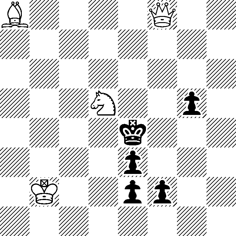 B4Q2/8/8/3N2p1/4k3/4p3/1K2pp2/8