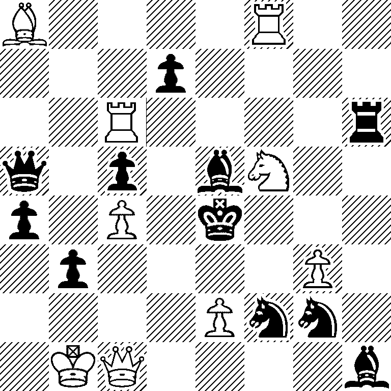 B4R2/3p4/2R4r/q1p1bN2/p1P1k3/1p4P1/4Pnn1/1KQ4b