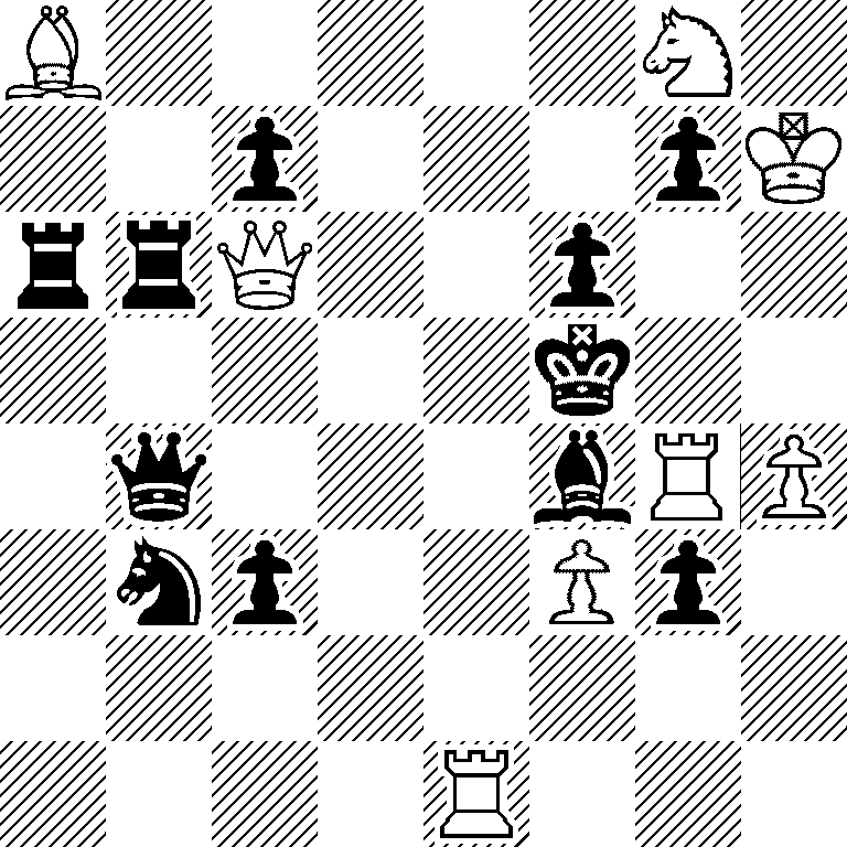B5N1/2p3pK/rrQ2p2/5k2/1q3bRP/1np2Pp1/8/4R3