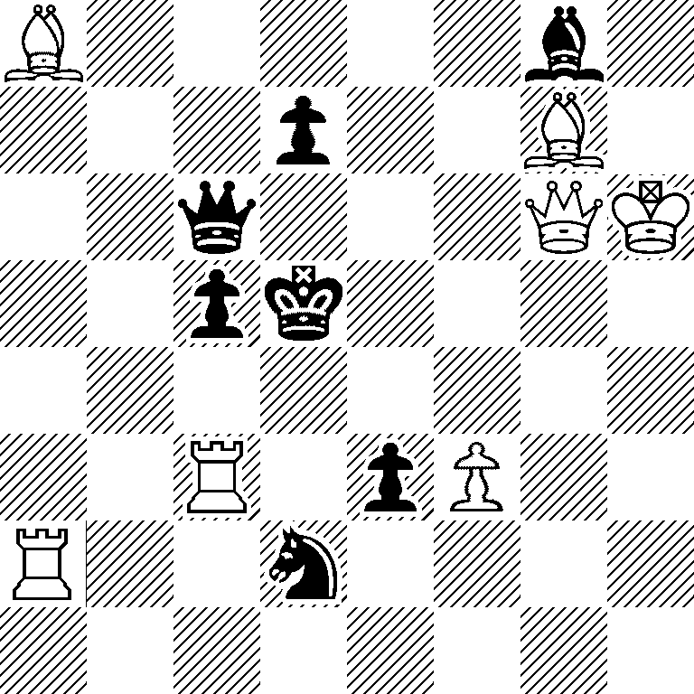 B5b1/3p2B1/2q3QK/2pk4/8/2R1pP2/R2n4/8