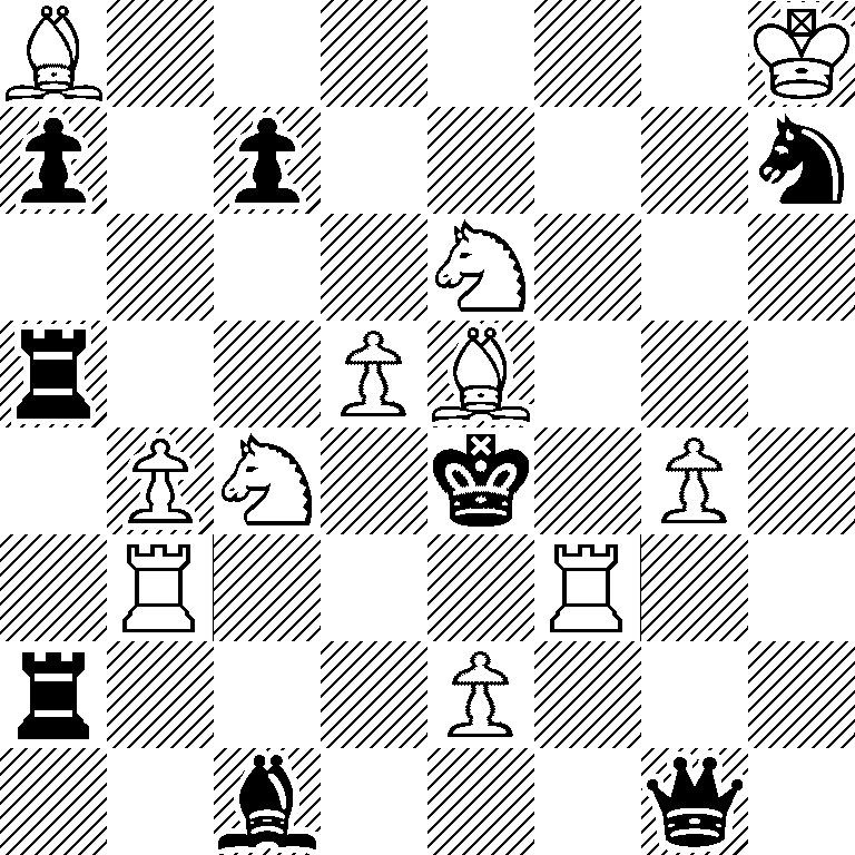 B6K/p1p4n/4N3/r2PB3/1PN1k1P1/1R3R2/r3P3/2b3q1