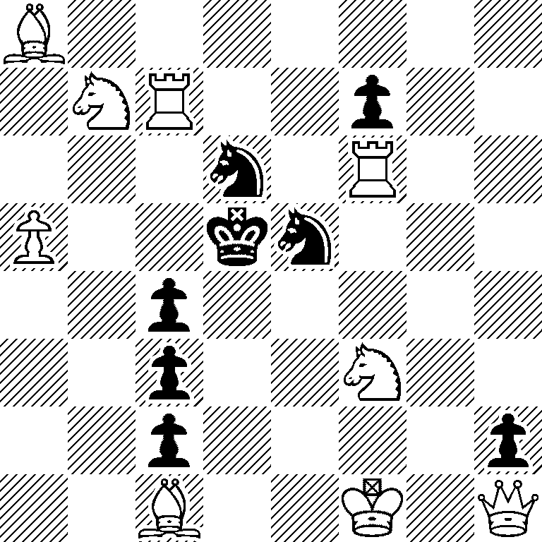 B7/1NR2p2/3n1R2/P2kn3/2p5/2p2N2/2p4p/2B2K1Q