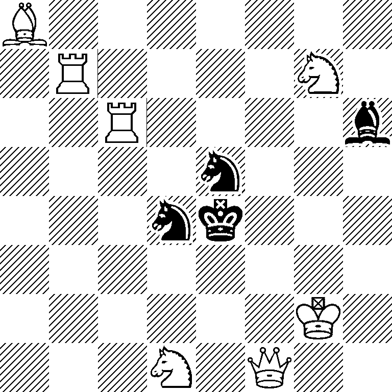B7/1R4N1/2R4b/4n3/3nk3/8/6K1/3N1Q2