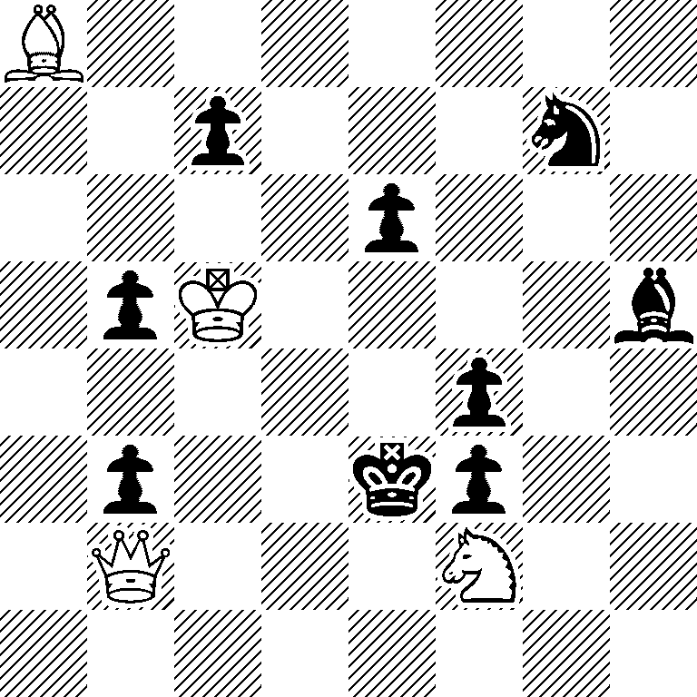 B7/2p3n1/4p3/1pK4b/5p2/1p2kp2/1Q3N2/8