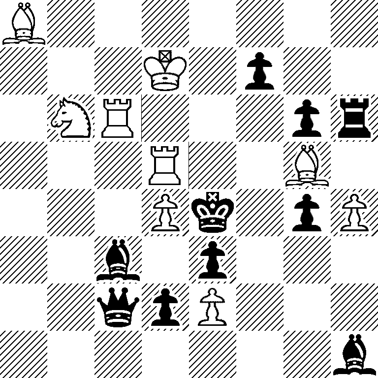 B7/3K1p2/1NR3pr/3R2B1/3Pk1pP/2b1p3/2qpP3/7b