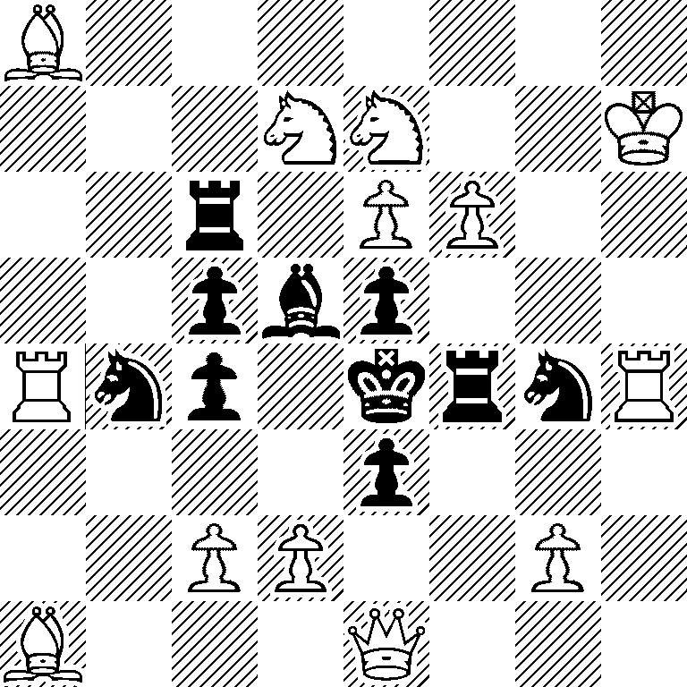 B7/3NN2K/2r1PP2/2pbp3/Rnp1krnR/4p3/2PP2P1/B3Q3