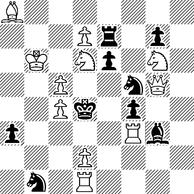 B7/3Pr1p1/1K1Np1N1/2P2nQ1/2Pk1p2/p4Rb1/3P4/1n1R4