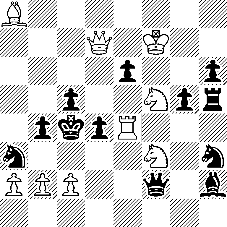 B7/3Q1K2/4p2p/2p2Npr/1pkpR3/n4N1n/PPP2q1b/8
