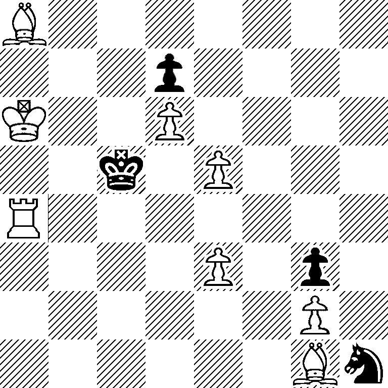 B7/3p4/K2P4/2k1P3/R7/4P1p1/6P1/6Bn