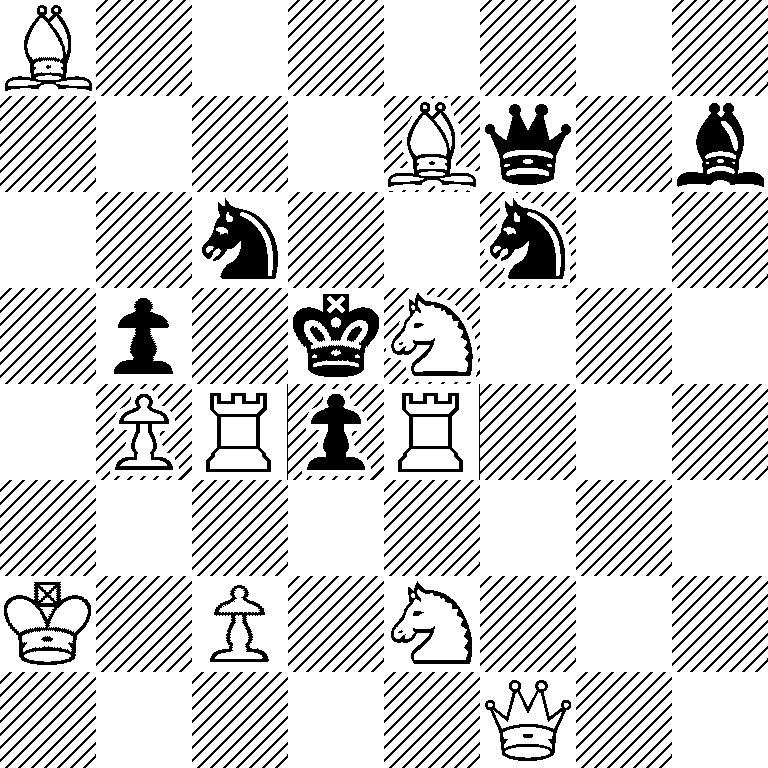 B7/4Bq1b/2n2n2/1p1kN3/1PRpR3/8/K1P1N3/5Q2