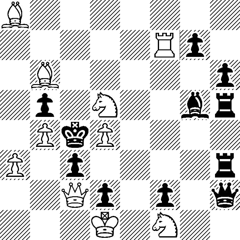 B7/5Rp1/1B5p/1p1N2br/1PkP4/P1p4r/2Qp1p1q/3K1N2