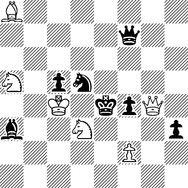 B7/5q2/8/N1pn4/2K1kpQ1/b2N3p/5P2/8