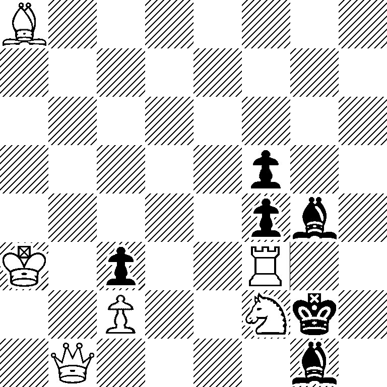 B7/8/8/5p2/5pb1/K1p2R2/2P2Nk1/1Q4b1