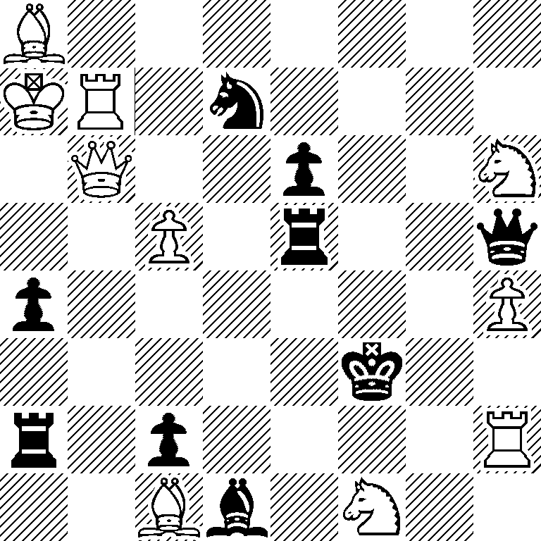 B7/KR1n4/1Q2p2N/2P1r2q/p6P/5k2/r1p4R/2Bb1N2
