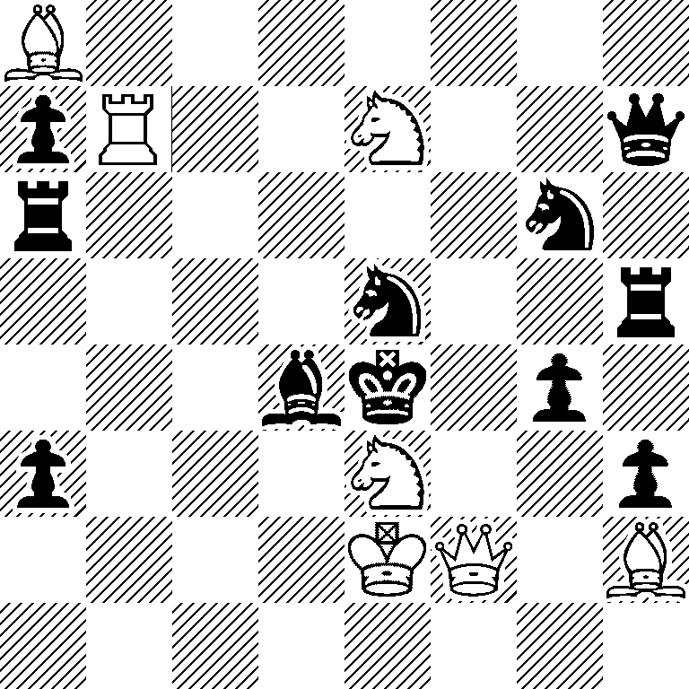 B7/pR2N2q/r5n1/4n2r/3bk1p1/p3N2p/4KQ1B/8