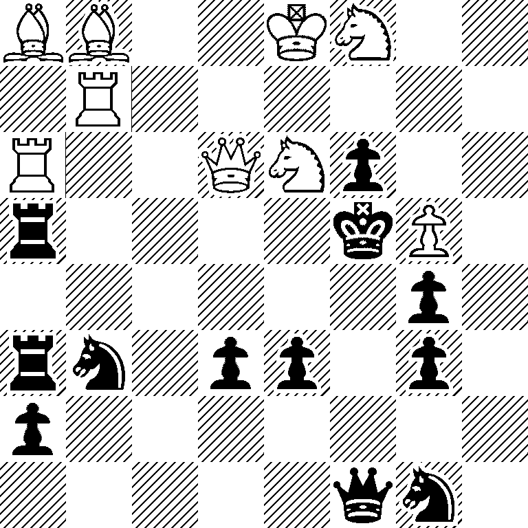 BB2KN2/1R6/R2QNp2/r4kP1/6p1/rn1pp1p1/p7/5qn1