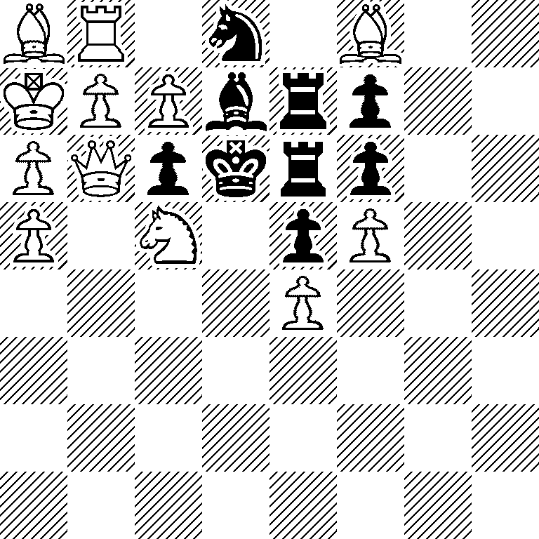 BR1n1B2/KPPbrp2/PQpkrp2/P1N1pP2/4P3/8/8/8