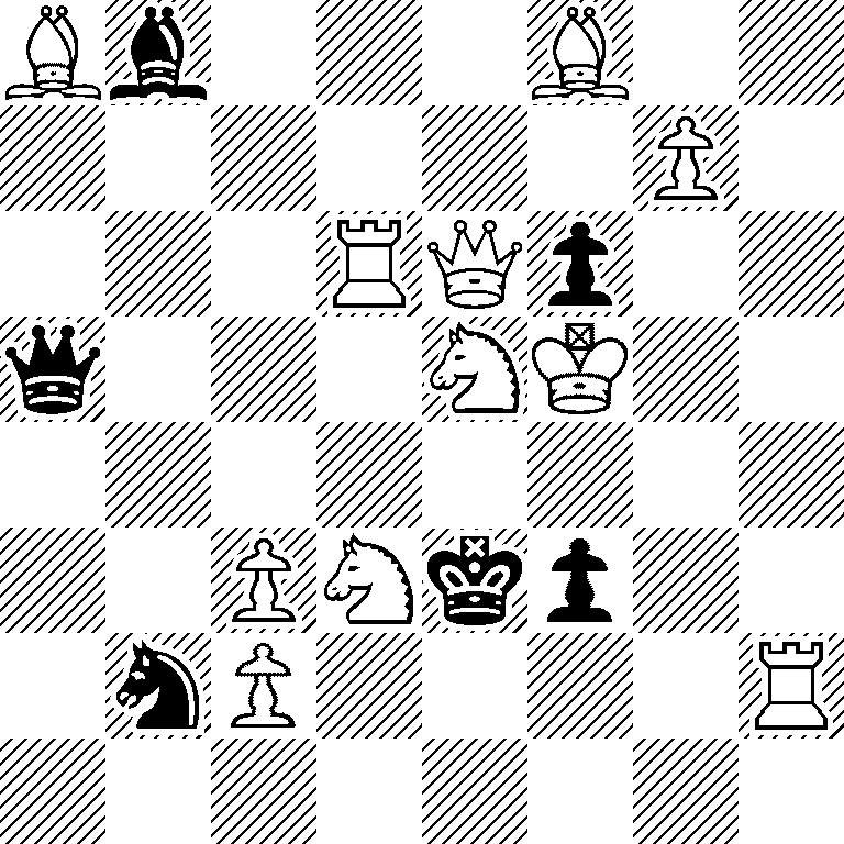 Bb3B2/6P1/3RQp2/q3NK2/8/2PNkp2/1nP4R/8