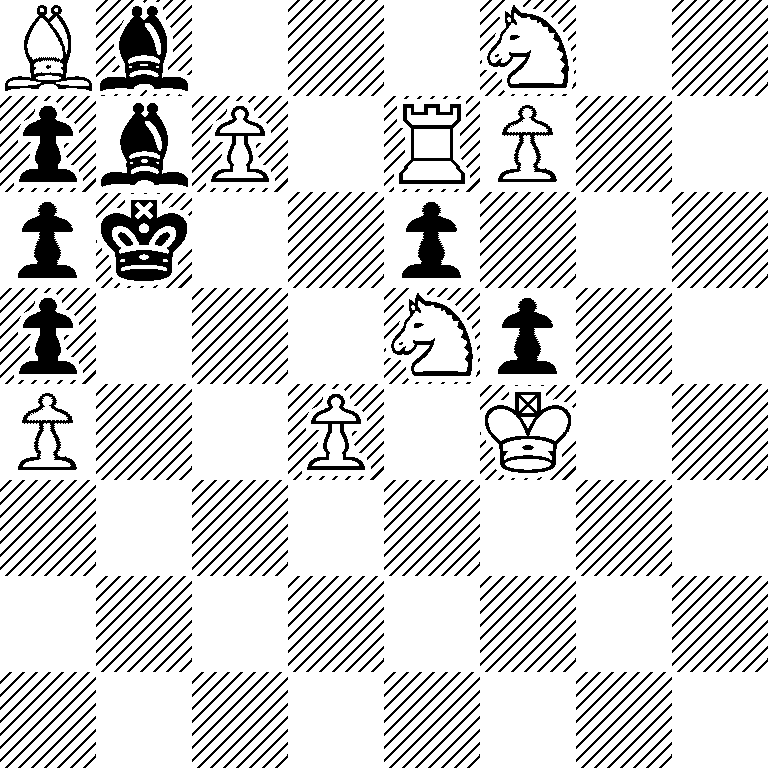 Bb3N2/pbP1RP2/pk2p3/p3Np2/P2P1K2/8/8/8