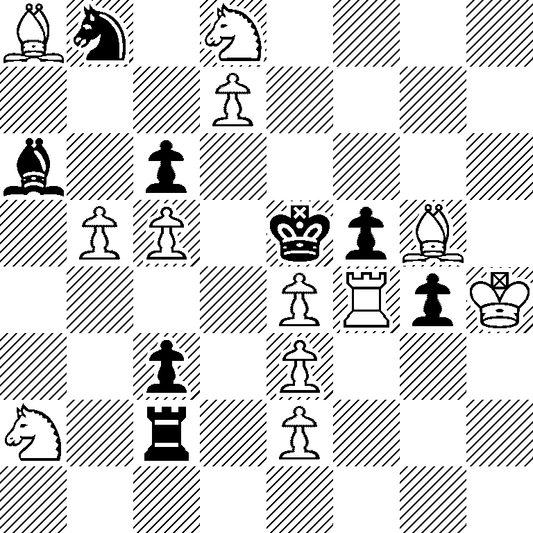 Bn1N4/3P4/b1p5/1PP1kpB1/4PRpK/2p1P3/N1r1P3/8
