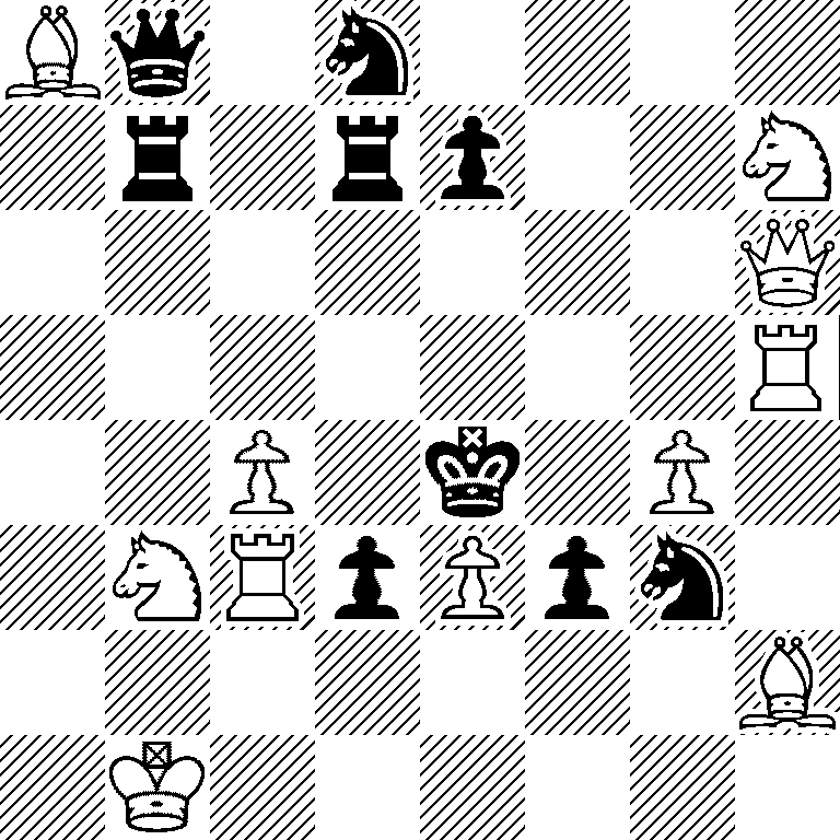 Bq1n4/1r1rp2N/7Q/7R/2P1k1P1/1NRpPpn1/7B/1K6
