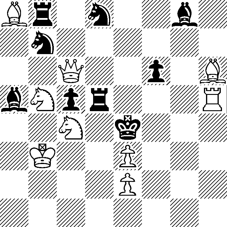 Br1n2b1/1n6/2Q2p1B/bNpr3R/2N1k3/1K2P3/4P3/8