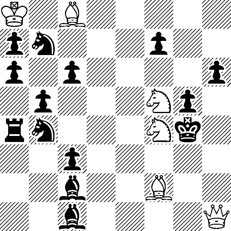 K1B5/pn3p2/p1p4p/1p3Np1/rn3Nk1/2p5/2b2B2/2b4Q