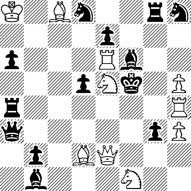 K1Bn2rn/4p3/p3Rb2/3pNk1P/r6R/q5pP/1p1BQ3/1b3N2