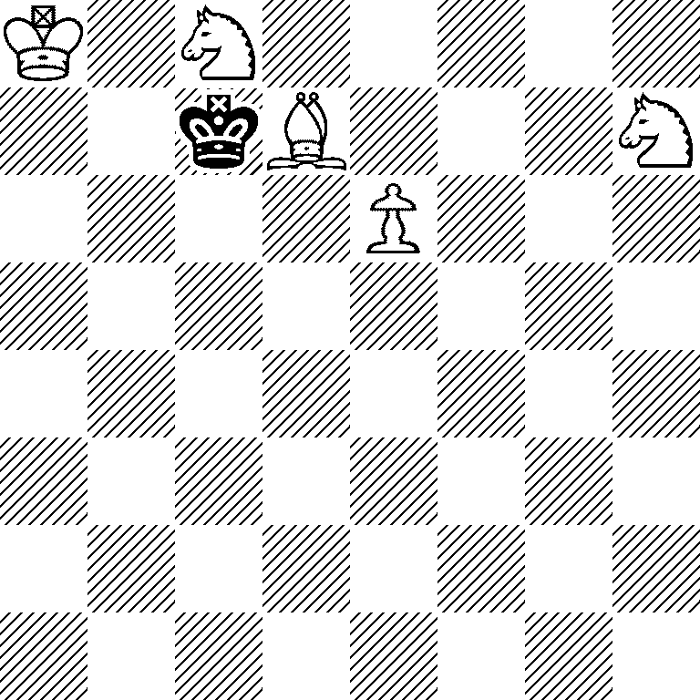 K1N5/2kB3N/4P3/8/8/8/8/8