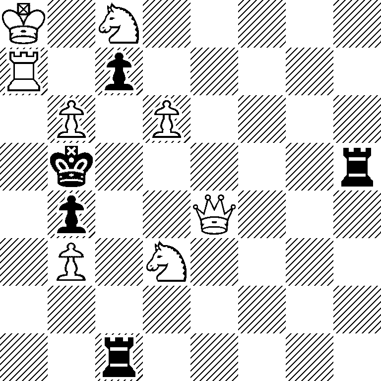 K1N5/R1p5/1P1P4/1k5r/1p2Q3/1P1N4/8/2r5