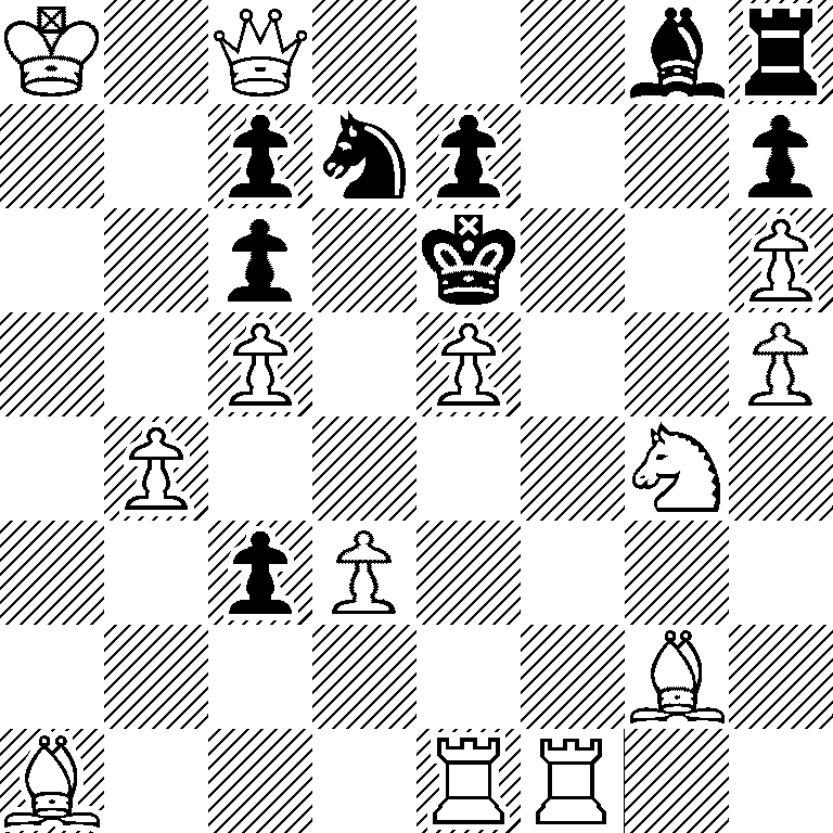 K1Q3br/2pnp2p/2p1k2P/2P1P2P/1P4N1/2pP4/6B1/B3RR2