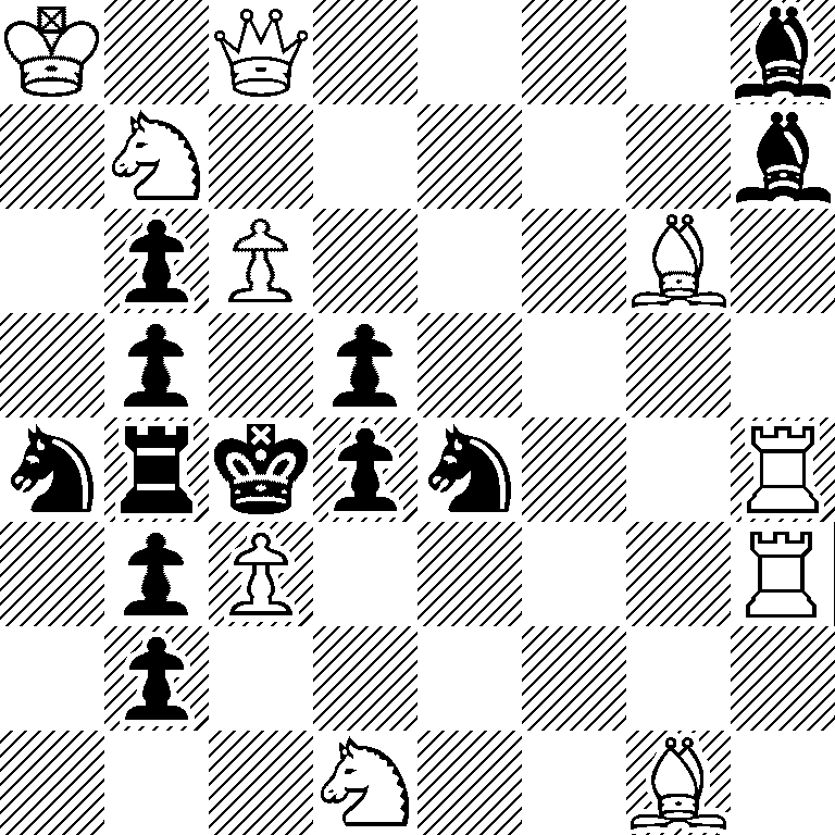 K1Q4b/1N5b/1pP3B1/1p1p4/nrkpn2R/1pP4R/1p6/3N2B1