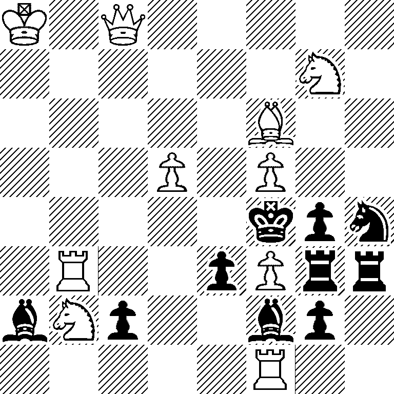 K1Q5/6N1/5B2/3P1P2/5kpn/1R2pPrr/bNp2bp1/5R2