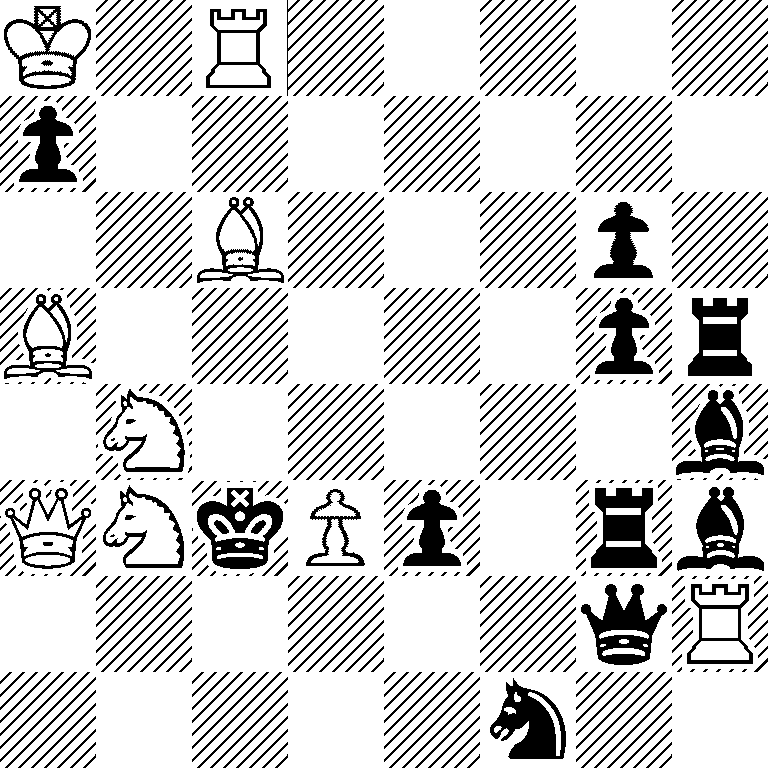 K1R5/p7/2B3p1/B5pr/1N5b/QNkPp1rb/6qR/5n2