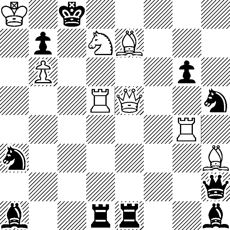 K1k5/1p1NB3/1P4p1/3RQ2n/6R1/n6B/7q/b2rr2b