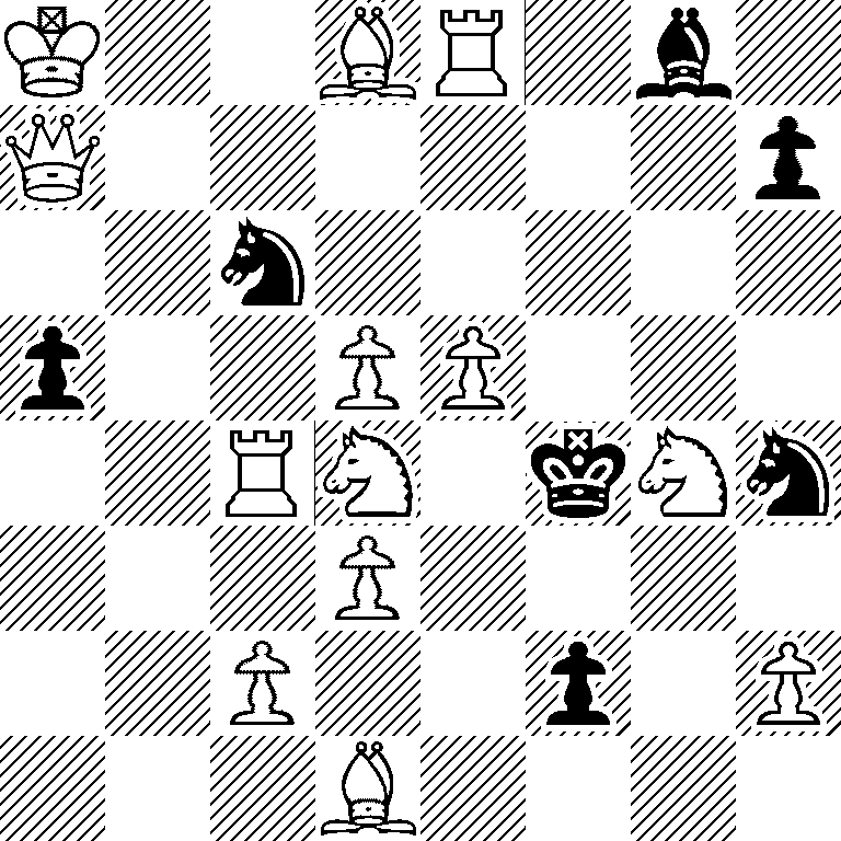 K2BR1b1/Q6p/2n5/p2PP3/2RN1kNn/3P4/2P2p1P/3B4