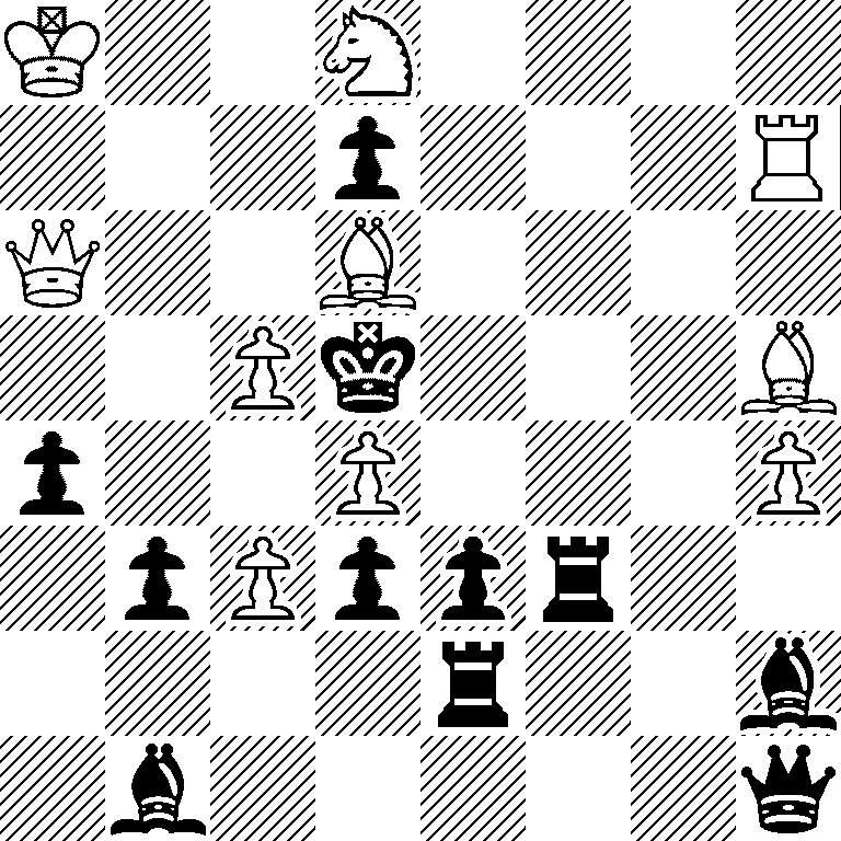 K2N4/3p3R/Q2B4/2Pk3B/p2P3P/1pPppr2/4r2b/1b5q