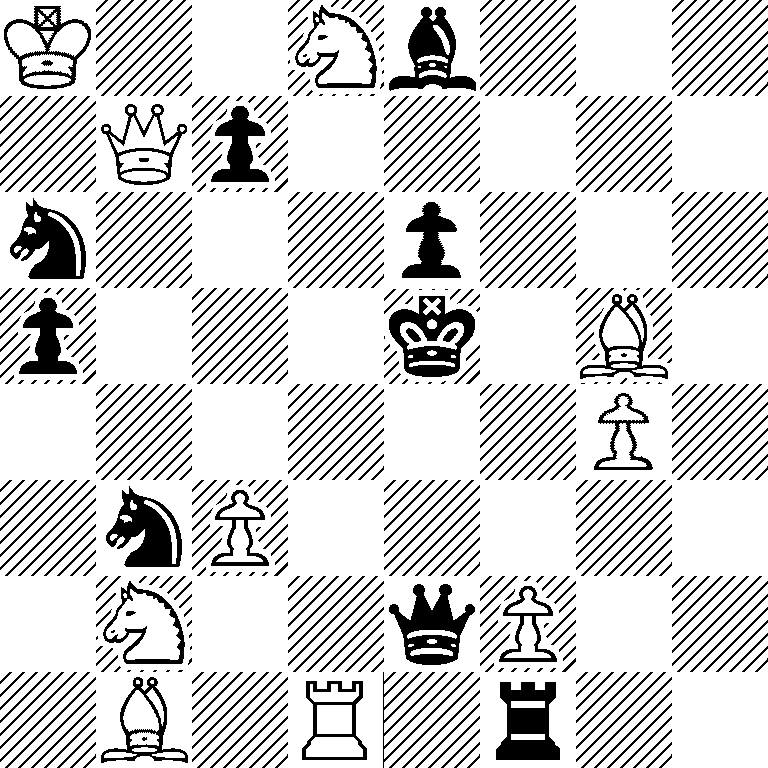 K2Nb3/1Qp5/n3p3/p3k1B1/6P1/1nP5/1N2qP2/1B1R1r2