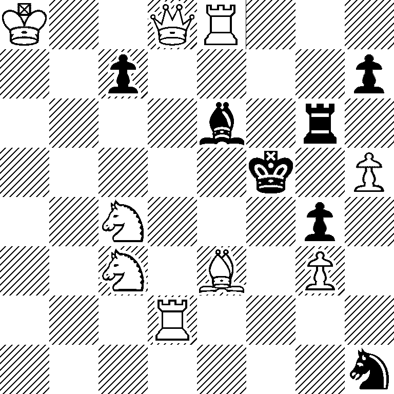 K2QR3/2p4p/4b1r1/5k1P/2N3p1/2N1B1P1/3R4/7n