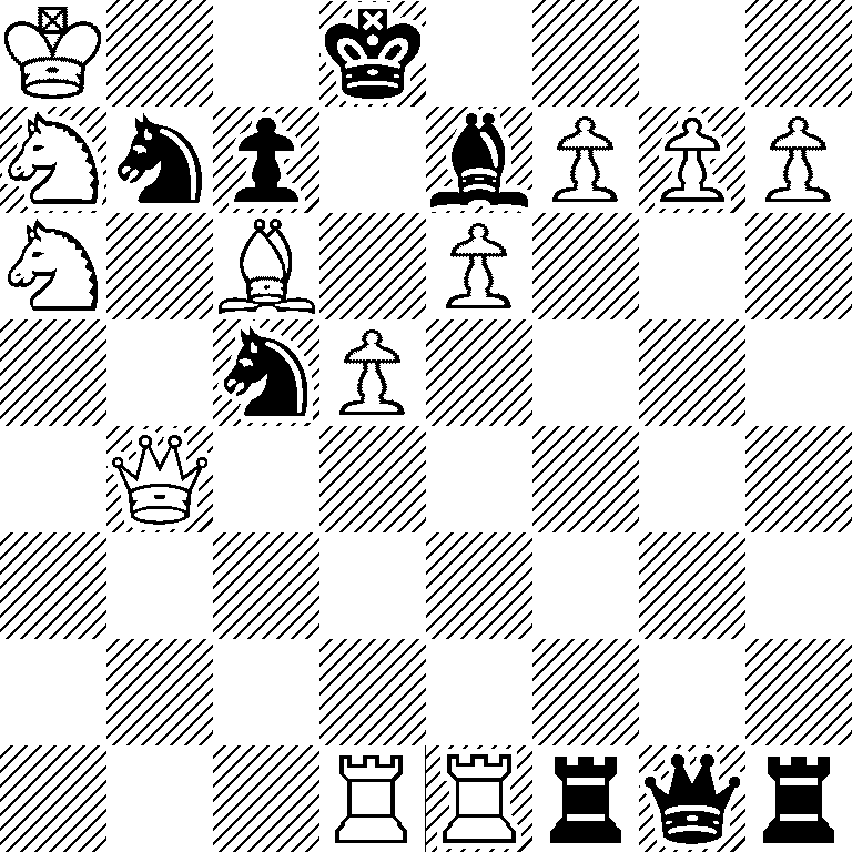 K2k4/Nnp1bPPP/N1B1P3/2nP4/1Q6/8/8/3RRrqr