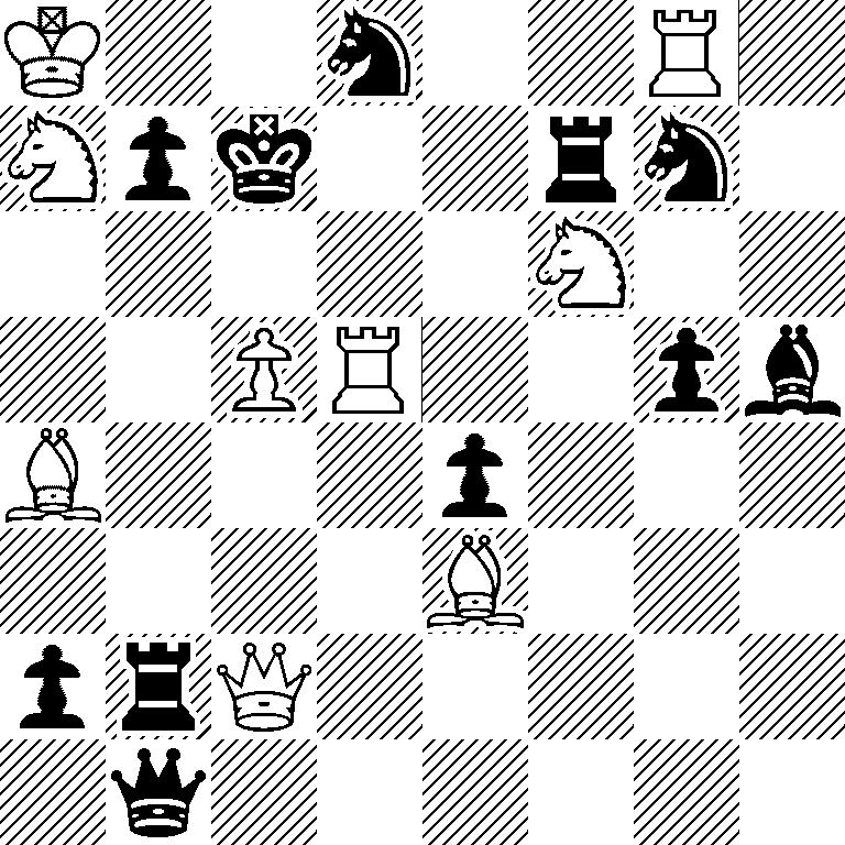 K2n2R1/Npk2rn1/5N2/2PR2pb/B3p3/4B3/prQ5/1q6