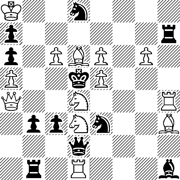 K2n4/p6r/p1PBP1P1/P2kP3/Q2N3R/1ppNn2B/3q4/1r1R3b