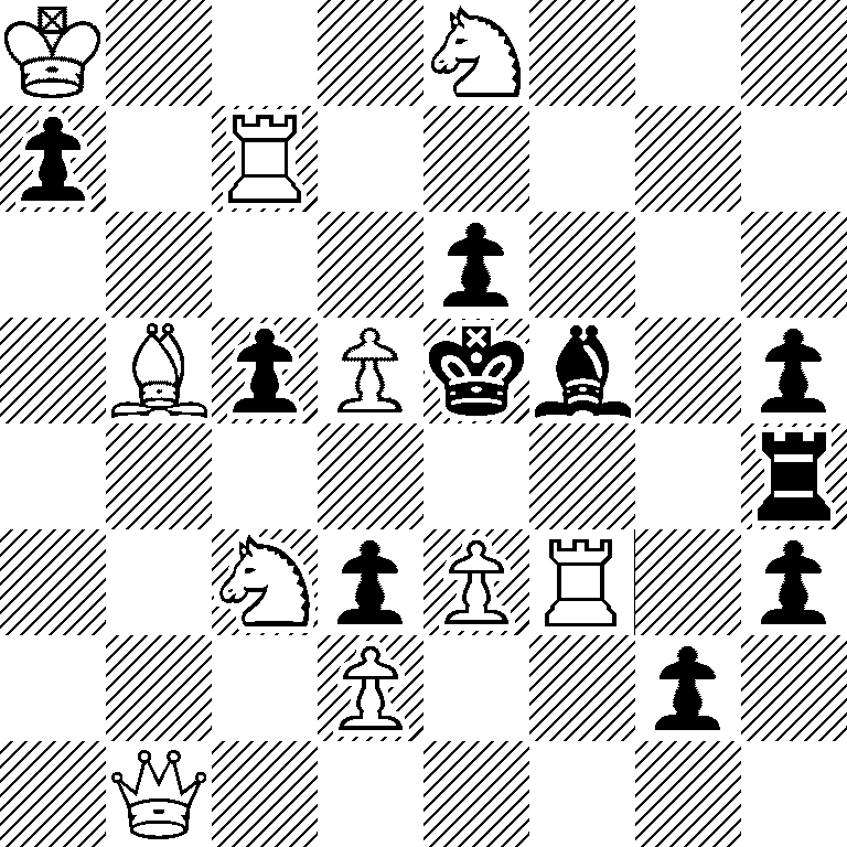 K3N3/p1R5/4p3/1BpPkb1p/7r/2NpPR1p/3P2p1/1Q6